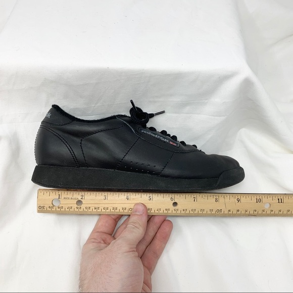 Vtg Reebok Classic Shoes Womens Sz 6.5 Black - Picture 7 of 7